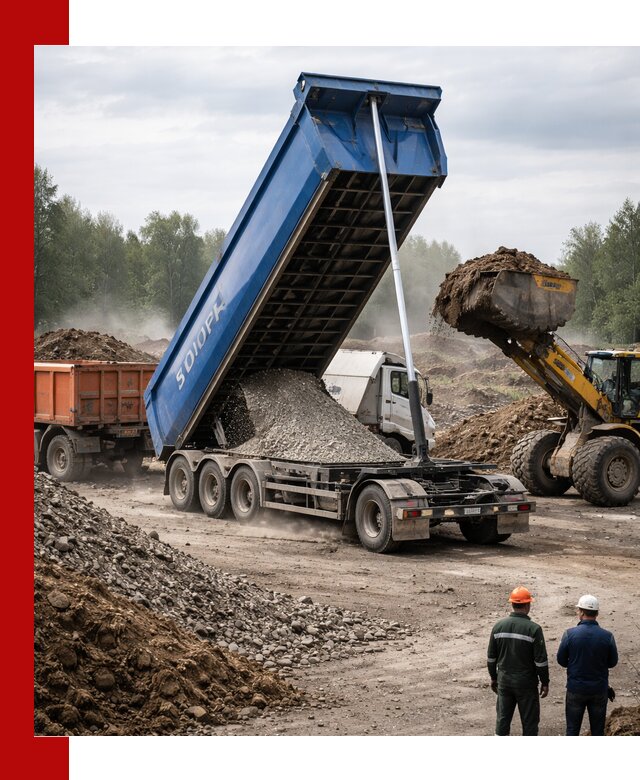 Аренда тонар 40 тонн в Сорочинске с доставкой материалов