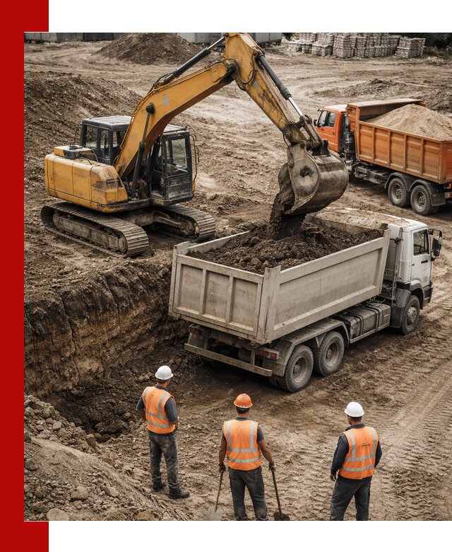 Разработка грунта для строительства и благоустройства в Сорочинске