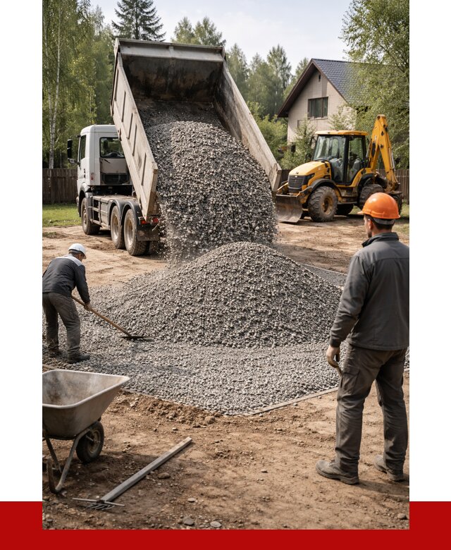 Отсыпка участка щебнем в Сорочинске от 6713 р. ПРОНЕРУДСрч