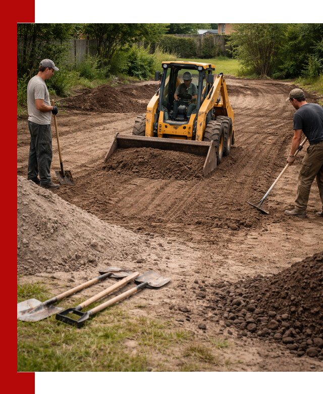 Планировка участка грунтом с вывозом и доставкой в Сорочинске